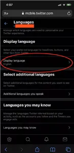 推特中文版app怎么设置成中文